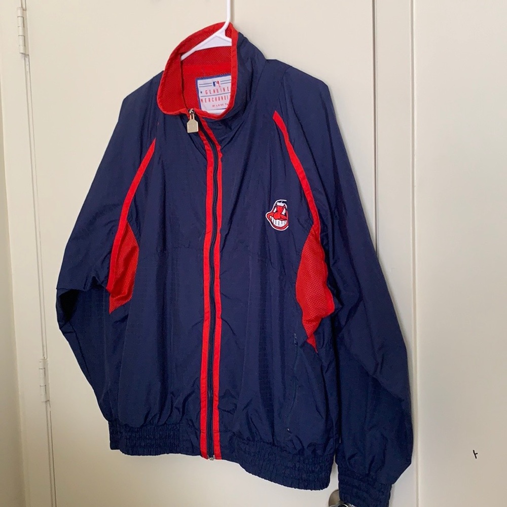 Cleveland Indians Jacket Genuine Merchandise Large Pre Owned